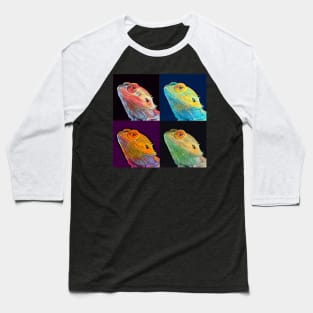 Artful Bearded Dragon Baseball T-Shirt